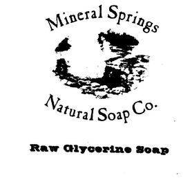 MINERAL SPRINGS NATURAL SOAP CO. RAW GLYCERINE SOAP logo