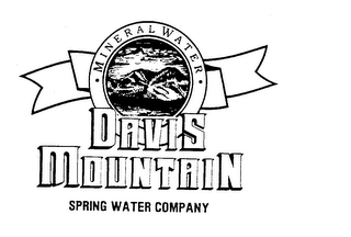 MINERAL WATER DAVIS MOUNTAIN SPRING WATER COMPANY logo