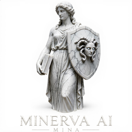 MINERVA AI MINA logo
