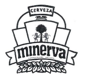 MINERVA CERVEZA CERVEZA logo