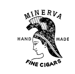 MINERVA HAND MADE FINE CIGARS logo