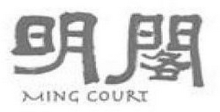 MING COURT logo