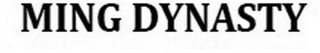 MING DYNASTY logo