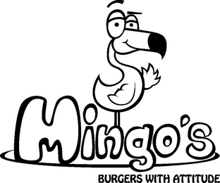 MINGO'S BURGERS WITH ATTITUDE logo
