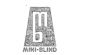 MINI-BLIND MB  M B logo