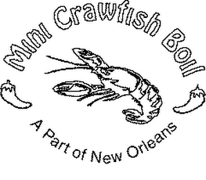 MINI CRAWFISH BOIL A PART OF NEW ORLEANS logo