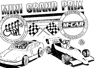 MINI GRAND PRIX JOIN THE RACE TO CURE PARALYSIS THE MIAMI PROJECT, DARRELL GWYNN RESEARCH FUND NATIONAL M-CAR ASSOCIATION logo