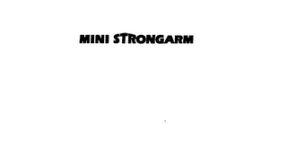 MINI STRONGARM logo
