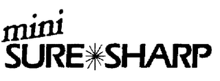 MINI SURE SHARP logo