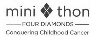 MINI THON FOUR DIAMONDS CONQUERING CHILDHOOD CANCER logo