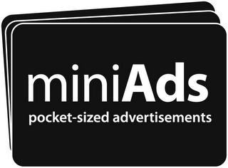MINIADS POCKET-SIZED ADVERTISEMENTS logo