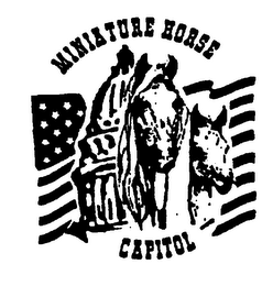 MINIATURE HORSE CAPITOL MINIATURE HORSECAPITOL MHR..COM (ADDRESS ON INTERNET) logo