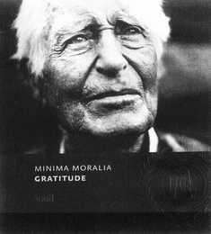 MINIMA MORALIA GRATITUDE 2008 logo