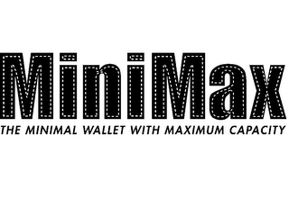MINIMAX THE MINIMUM WALLET WITH MAXIMUM CAPACITY logo