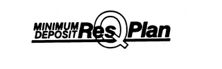 MINIMUM DEPOSIT RES Q PLAN logo