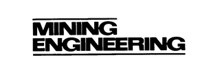 MINING ENGINEERING logo