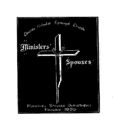 MINISTERS' SPOUSES CHRISTIAN METHODIST EPISCOPOL CHURCH MINISTERS' SPOUSES DEPARTMENT FOUNDED 1995 logo