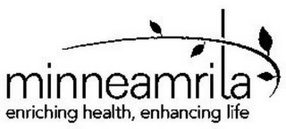 MINNEAMRITA ENRICHING HEALTH, ENHANCING LIFE logo