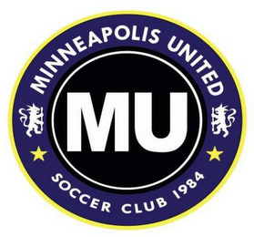MINNEAPOLIS UNITED MU SOCCER CLUB 1984 logo