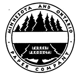 MINNESOTA AND ONTARIO PAPER COMPANY FOREST PRODUCTS logo