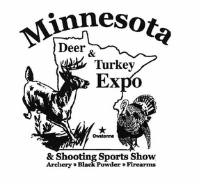 MINNESOTA DEER & TURKEY EXPO & SHOOTING SPORTS SHOW ARCHERY · BLACK POWDER · FIREARMS OWATONNA logo