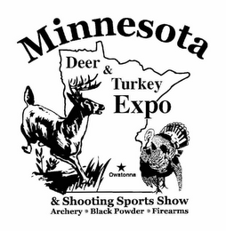 MINNESOTA DEER & TURKEY EXPO & SHOOTING SPORTS SHOW ARCHERY BLACK POWDER FIREARMS OWATONNA logo