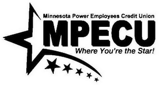 MINNESOTA POWER EMPLOYEES CREDIT UNION MPECU WHERE YOU'RE THE STAR! logo