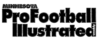 MINNESOTA PROFOOTBALL ILLUSTRATED WEEKLY logo