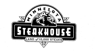 MINNESOTA STEAKHOUSE LAND OF 10,000 STEAKS logo