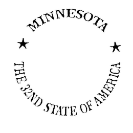 MINNESOTA THE 32ND STATE OF AMERICA logo