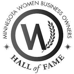 MINNESOTA WOMEN BUSINESS OWNERS HALL OF FAME logo