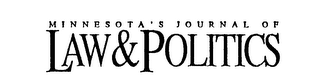 MINNESOTA'S JOURNAL OF LAW & POLITICS logo