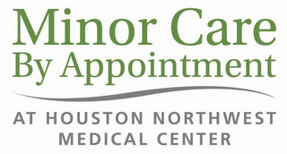 MINOR CARE BY APPOINTMENT AT HOUSTON NORTHWEST MEDICAL CENTER logo