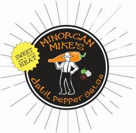 MINORCAN MIKE'S DATIL PEPPER SALSA SWEET WITH A LITTLE HEAT logo