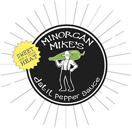 MINORCAN MIKE'S DATIL PEPPER SAUCE SWEET WITH A LITTLE HEAT