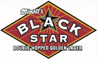 MINOTT'S BLACK STAR DOUBLE HOPPED GOLDEN LAGER logo