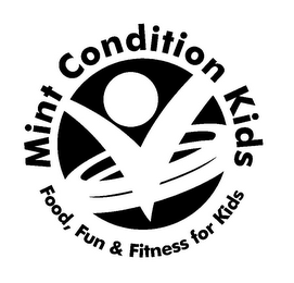 MINT CONDITION KIDS FOOD, FUN & FITNESS FOR KIDS logo