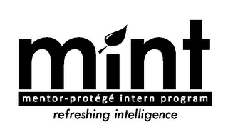 MINT MENTOR-PROTÉGÉ INTERN PROGRAM REFRESHING INTELLIGENCE logo