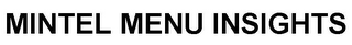 MINTEL MENU INSIGHTS logo