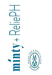 MINTY + RELIEPH HEALING SOOTHING SKINCARE logo
