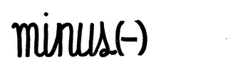 MINUS(-) logo
