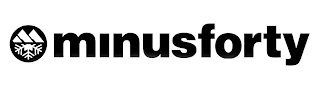 MINUSFORTY M logo
