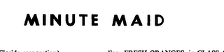 MINUTE MAID logo