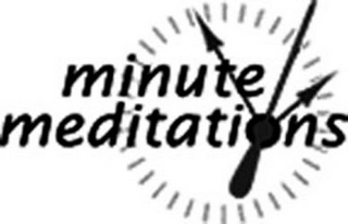 MINUTE MEDITATIONS logo
