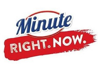 MINUTE RIGHT.NOW. logo