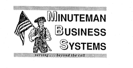 MINUTEMAN BUSINESS SYSTEMS SERVING...BEYOND THE CALL logo