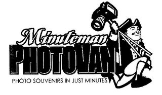 MINUTEMAN PHOTOVAN PHOTO SOUVENIRS IN JUST MINUTES logo