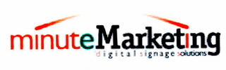MINUTEMARKETING DIGITAL SIGNAGE SOLUTIONS logo
