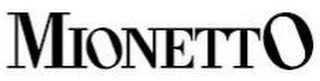 MIONETTO logo
