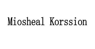MIOSHEAL KORSSION logo